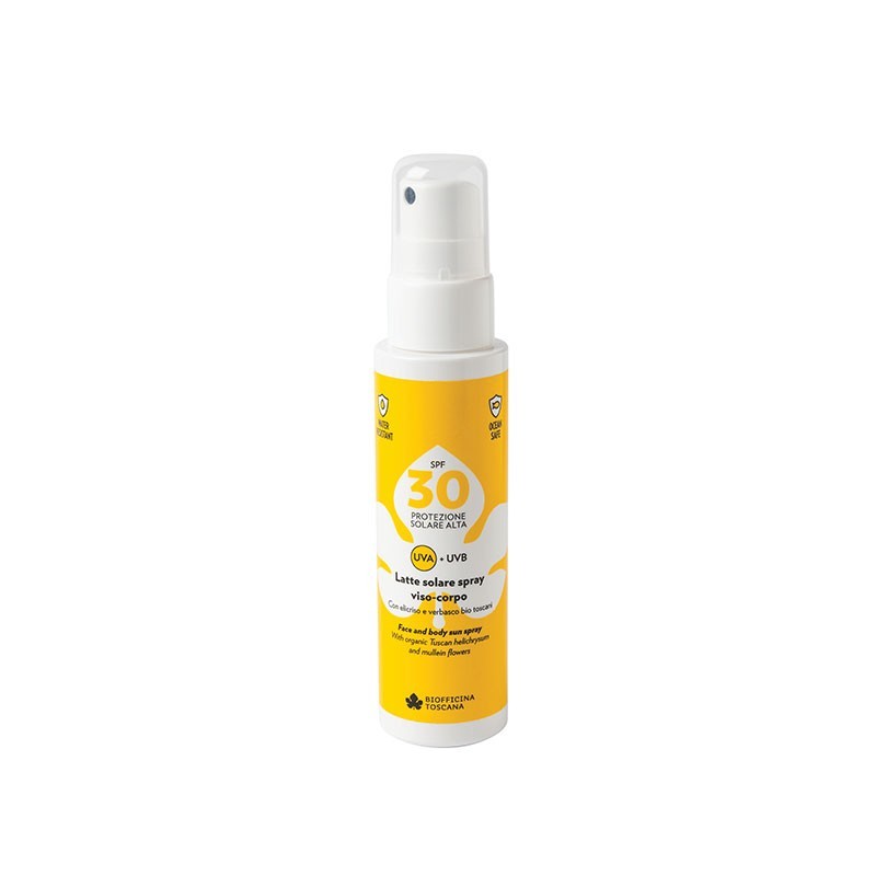 Face and body sun spray SPF30