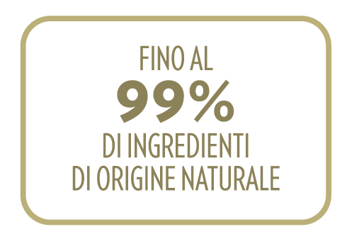 99% ingredienti di origine naturale